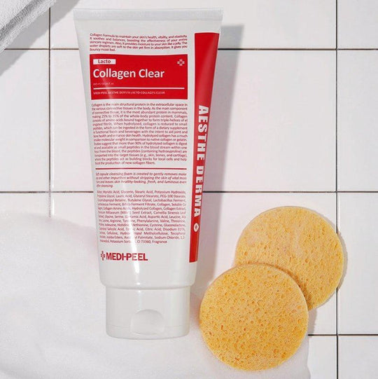 MEDIPEEL Aesthe Derma Lacto Collagen Clear Cleansing Foam 300ml - LMCHING Group Limited