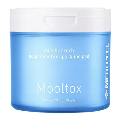 MEDIPEEL Bông Tẩy Trang Aqua Mooltox Sparkling Pad 70 Miếng/140ml