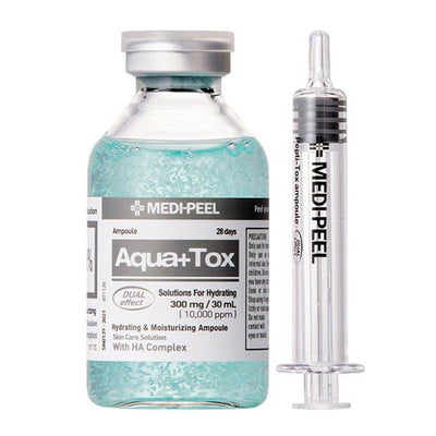 MEDIPEEL Aqua Plus Tox Hydrating & Moisturising Ampoule Set (Ampoule 30ml + Applicator)