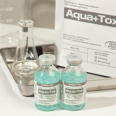 MEDIPEEL Aqua Plus Tox Hydrating & Moisturising Ampoule Set (Ampoule 30ml + Applicator) - LMCHING Group Limited