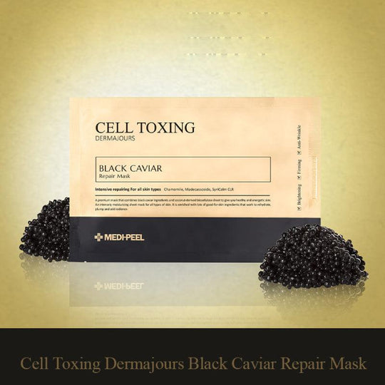 MEDIPEEL Cell Toxing Black Caviar Dermajours Repair Mask 30ml x 5 - LMCHING Group Limited