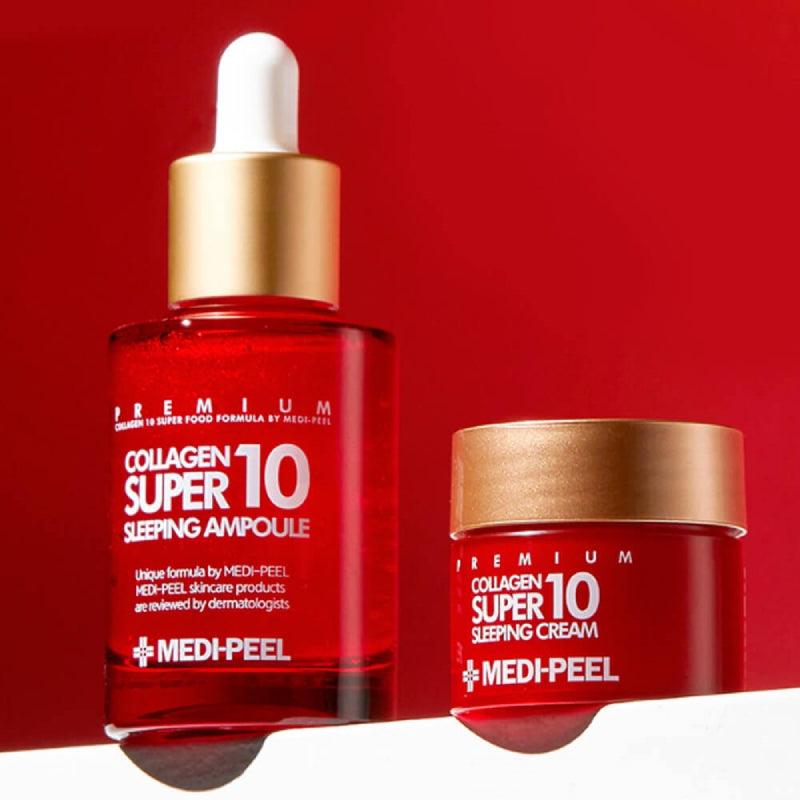 MEDIPEEL Collagen Super 10 Sleeping Care Set (Ampoule 30ml + Cream 10g) - LMCHING Group Limited