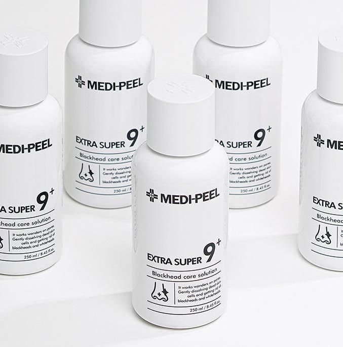 MEDIPEEL Extra Super 9 Blackhead Care Solution (Blackhead Care Solution 250ml + Cotton Pads) - LMCHING Group Limited