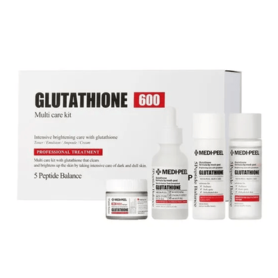 MEDIPEEL Glutathione 600 Multi Care Kit Set (4 Items)