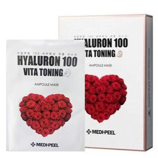 MEDIPEEL Hyaluron 100 Vita Toning Ampoule Mask (Brightening) 30ml x 10 - LMCHING Group Limited