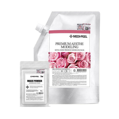 Medipeel Luxury Asethe Royal Rose Modeling Mask Pack 1000g + Magic Powder 100g (2 Stück)