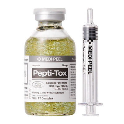 MEDIPEEL Bộ Tinh Chất Săn Chắc Da & Chống Nhăn Pepti Tox (Tinh Chất 30ml + Ống Bơm)