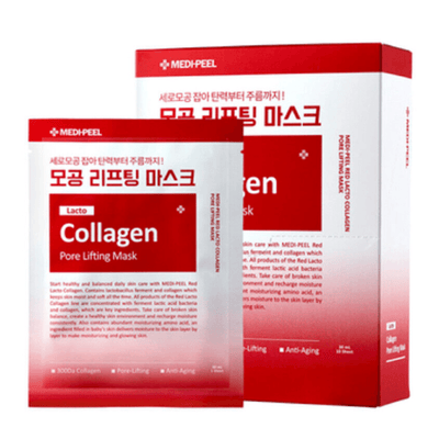 MEDIPEEL Red Lacto Collagen Lifting Mask 30ml x 10 - LMCHING Group Limited