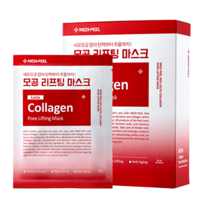 Medipeel Red Lacto Collagen Mascarilla efecto lifting 30ml x 10