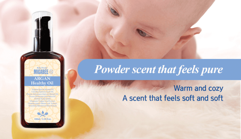 MIGABEE Argan Healthy Hair Oil (Baby Powder) 100ml - LMCHING Group Limited