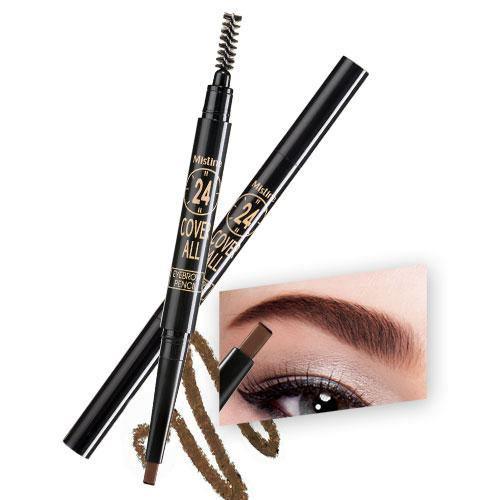 Mistine 2 in 1 Waterproof 24 Cover All Eyebrow Pencil 1pc - LMCHING Group Limited