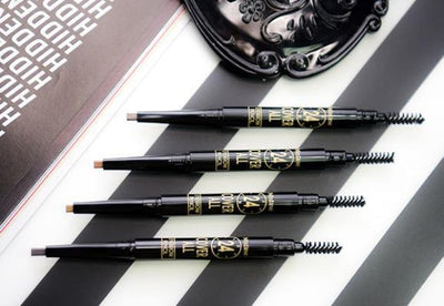 Mistine 2 in 1 Waterproof 24 Cover All Eyebrow Pencil 1pc - LMCHING Group Limited