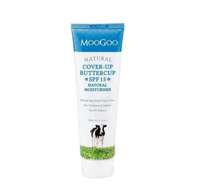 MooGoo Australia Cover Up Buttercup Natural Moisturiser Cream SPF15 120g