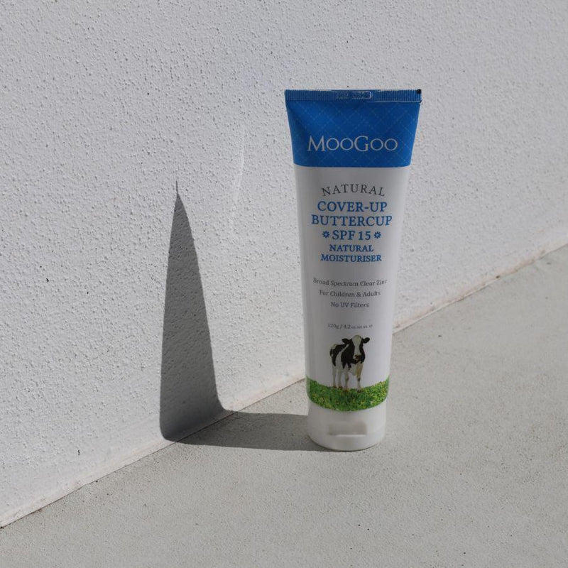 MooGoo Australia Cover Up Buttercup Natural Moisturiser Cream SPF15 120g - LMCHING Group Limited