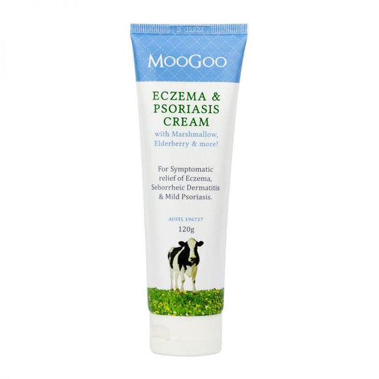 MooGoo Australia Eczema & Psoriasis Cream with Elderberry & Marshmallow 120g - LMCHING Group Limited
