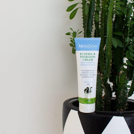 MooGoo Australia Eczema & Psoriasis Cream with Elderberry & Marshmallow 120g - LMCHING Group Limited