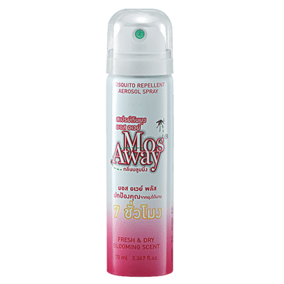 Mos Away Plus Mosquito Repellent Aerosol Spray (Blooming Scent) 70ml - LMCHING Group Limited