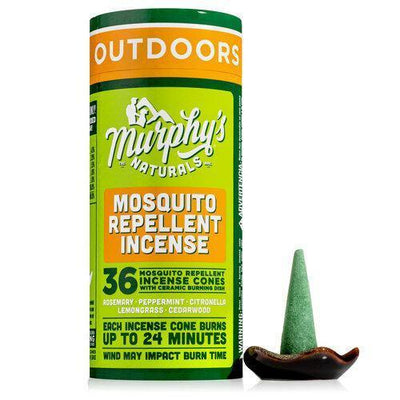 Murphy's NATURALS 美国 全植物配方 不含DEET驱蚊防虫薰香锥 36个/盒