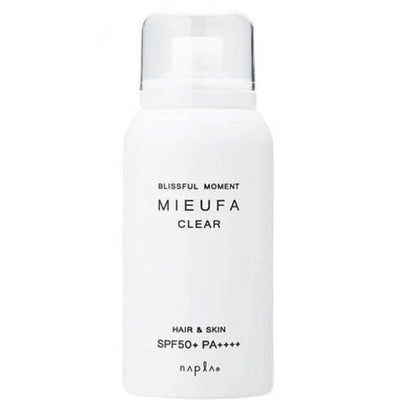 Napla Spray Parfum Bunga Kulit & Rambut Mieufa UV Cut (Clear) SPF50+ PA++++ 80g