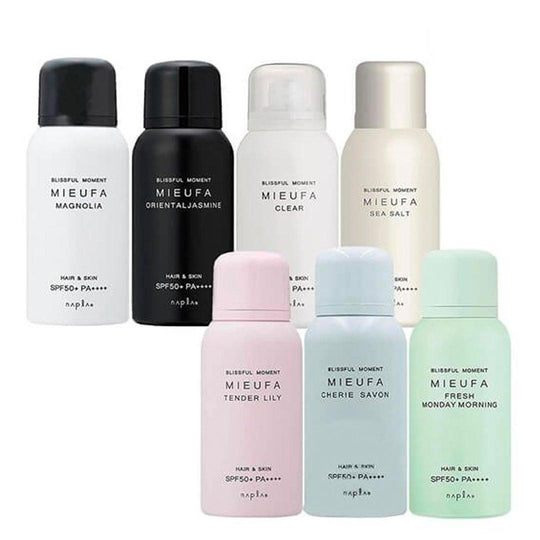 napla Mieufa UV Cut Floral Hair & Skin Perfume Spray (Fresh Monday Morning) SPF50+ PA++++ 80g - LMCHING Group Limited