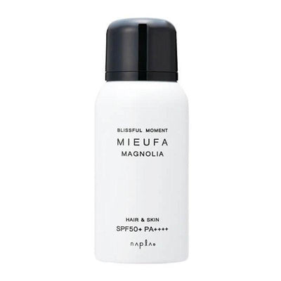 Napla Mieufa UV कट फ्लोरल हेयर एंड स्किन परफ्यूम स्प्रे (मैगनोलिया) SPF50+ PA++++ 80 ग्राम