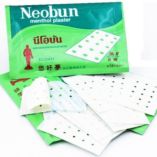 NEOBUN Menthol Plaster (Muscles Pain Relief) - LMCHING Group Limited