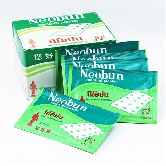 NEOBUN Menthol Plaster (Muscles Pain Relief) - LMCHING Group Limited