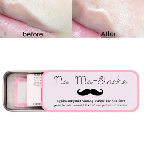 No Mo Stache USA Upper Lip Soothing Facial Hair Wax Removal Strips (Free Post Aloe Cream) 24 strips / box - LMCHING Group Limited