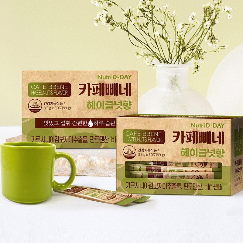 Nutri D-DAY Cafe BBene Slimming Coffee (Hazelnuts Taste) 3.3g x 30 - LMCHING Group Limited