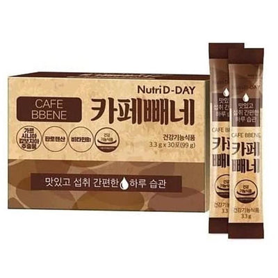 Nutri D-Day 韓國 即沖燃脂減肥黑咖啡 (原味) 3.3g x 30件