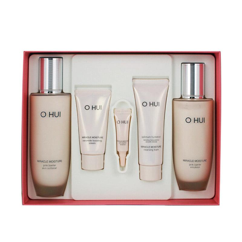 O HUI Miracle Moisture Special Set (Skin Softener 150ml + Emulsion 130ml + Sample x 3) - LMCHING Group Limited
