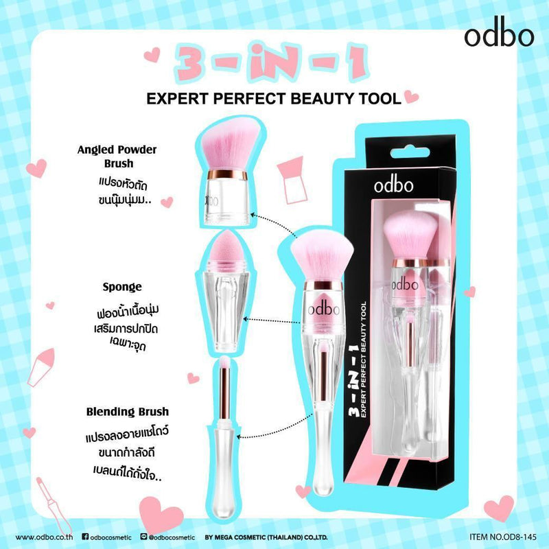 Odbo 3-in-1 Expert Perfect Beauty Tool 1pc - LMCHING Group Limited