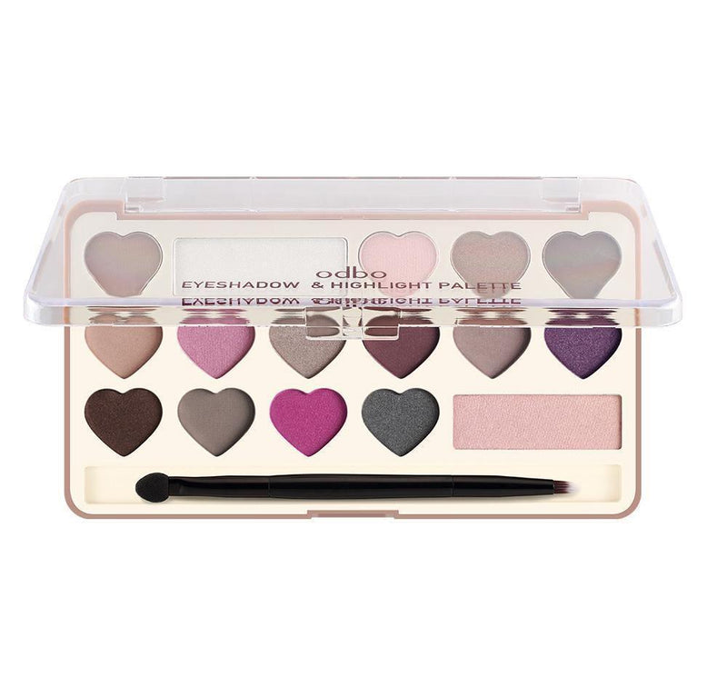EXPIRED (01/06/2023) Odbo Eyeshadow & Highlight Palette 1box - LMCHING Group Limited