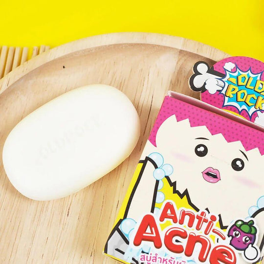 OLD ROCK Anti-Acne Bar Soap (For Sensitive Skin) 40g - LMCHING Group Limited