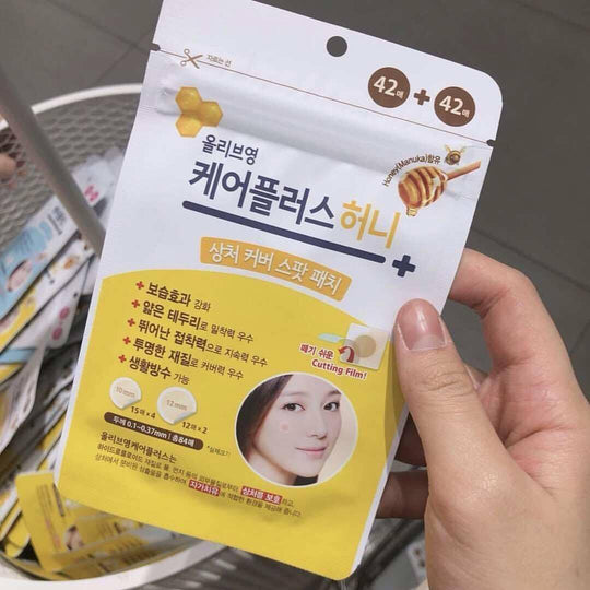 Olive Young Honey Overnight Acne & Pimple Spot Patch 84pcs/pack - LMCHING Group Limited
