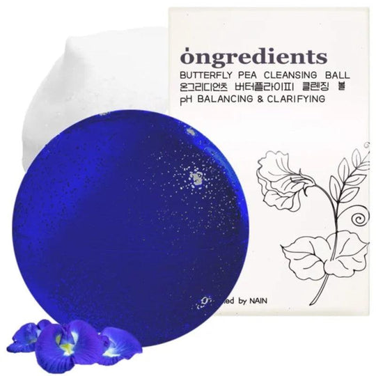 ongredients Butterfly Pea Cleansing Ball 110g - LMCHING Group Limited