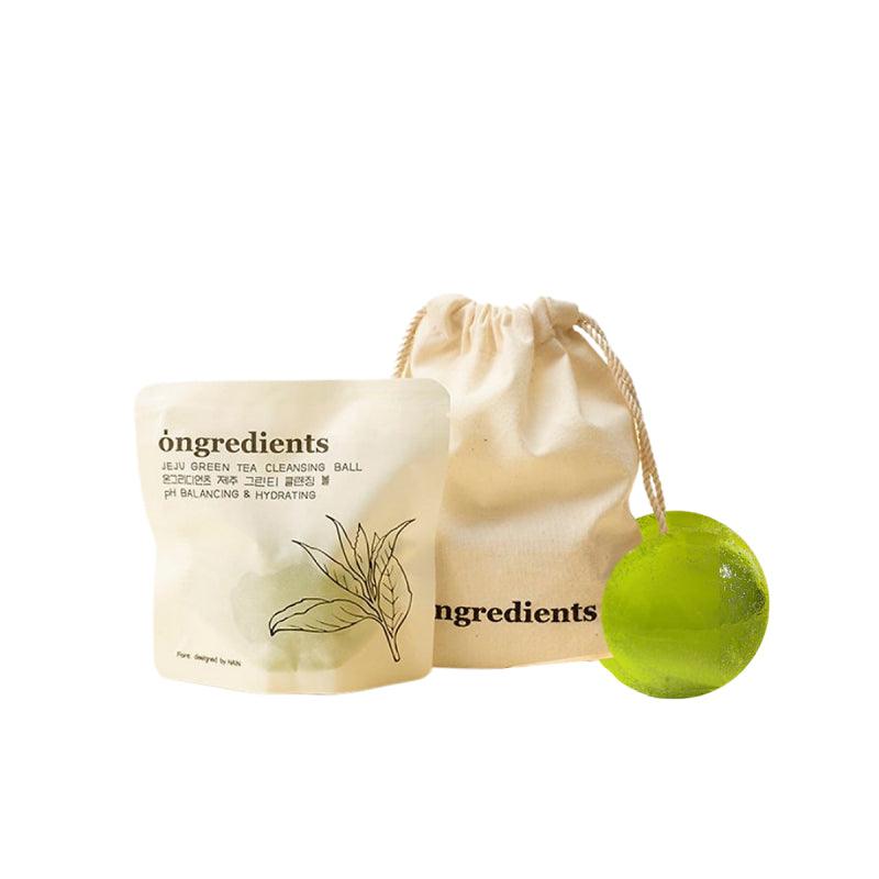 ongredients Jeju Green Tea Cleansing Ball 110g LMCHING Group Limited