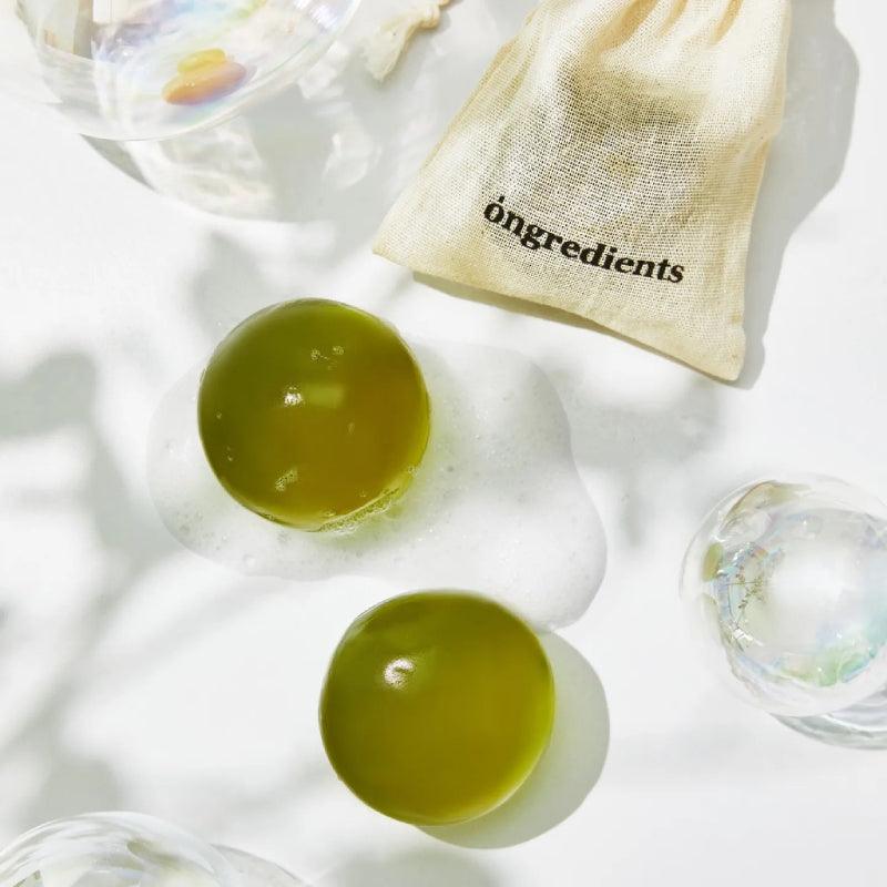 ongredients Jeju Green Tea Cleansing Ball 110g LMCHING Group Limited