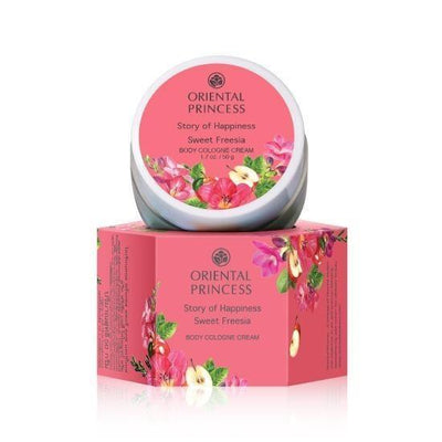 Oriental Princess Story of Happiness Hydraterende Body Cologne Crème ( Zoete Freesia) 50g