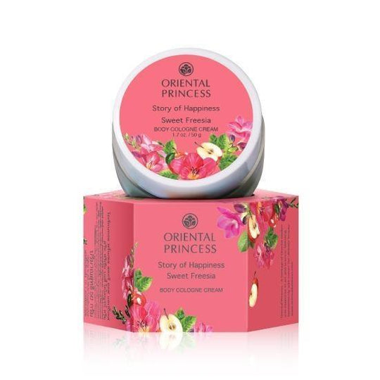 Oriental Princess Story of Happiness Moisturizing Body Cologne Cream (Sweet Freesia) 50g - LMCHING Group Limited