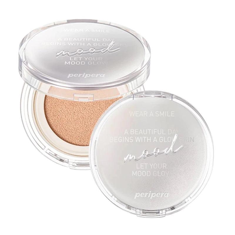 Peripera Mood Vegan Glow Cushion SPF50+PA++++ 13g (Cushion 13g + Refill 13g + Puff x 2) - LMCHING Group Limited