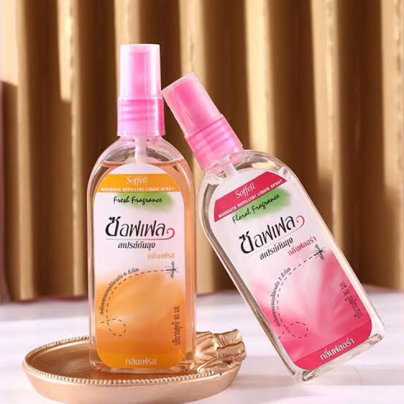 SOFFELL Semprotan Cairan Pengusir Nyamuk (Bunga) 80ml