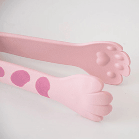Pink Cat Claws Steel Tongs 1pc - LMCHING Group Limited
