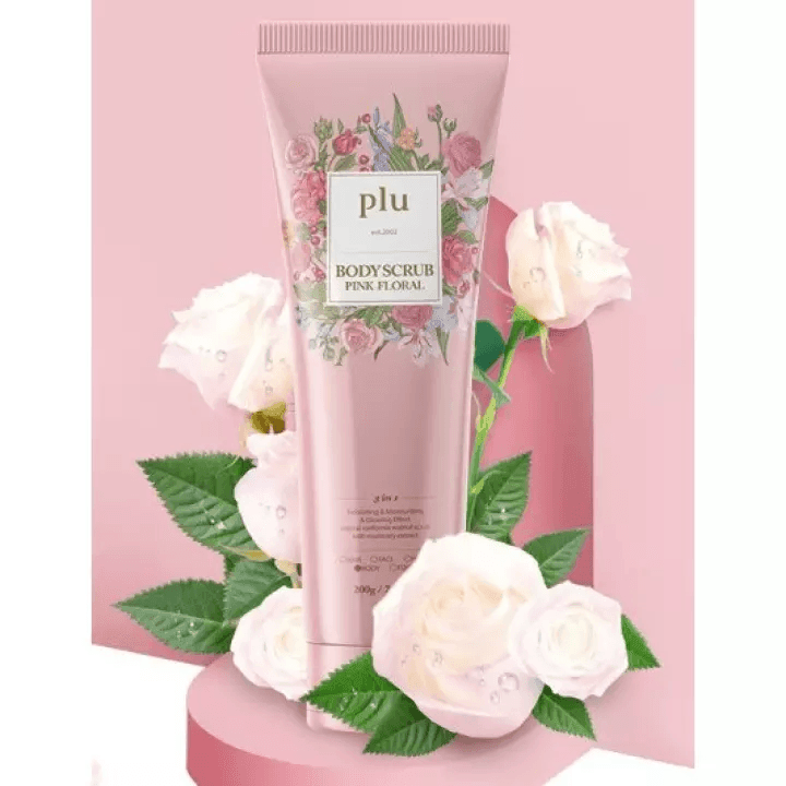 Plu Body Scrub Pink Floral 200g - LMCHING Group Limited