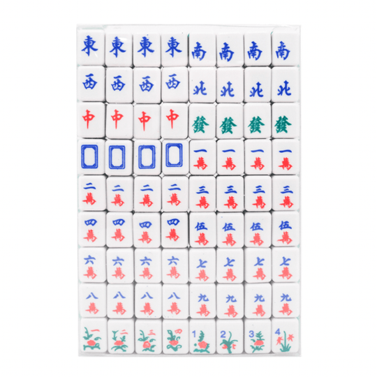 Mini Jogos De Tabuleiro De Mahjong Japonês Portátil Conjunto Peças
