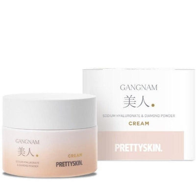 Pretty Skin กังนัม มีอิน โซเดียมไฮยาลูโรเนตแอนด์ไดมอนด์พาวเดอร์ครีม 100มล