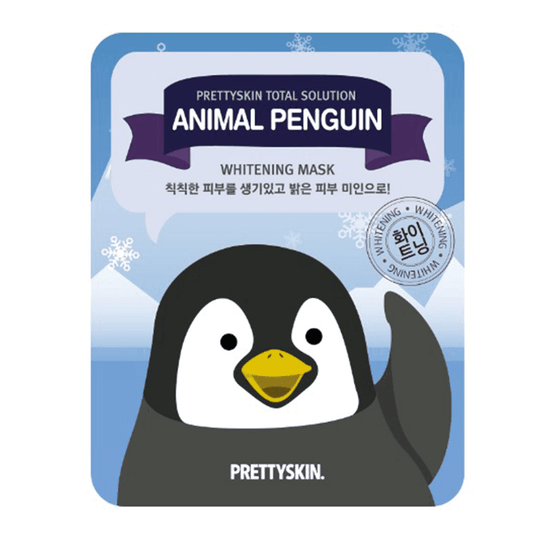 Pretty Skin Total Solution Animal Penguin Whitening Mask 25g x 10 - LMCHING Group Limited