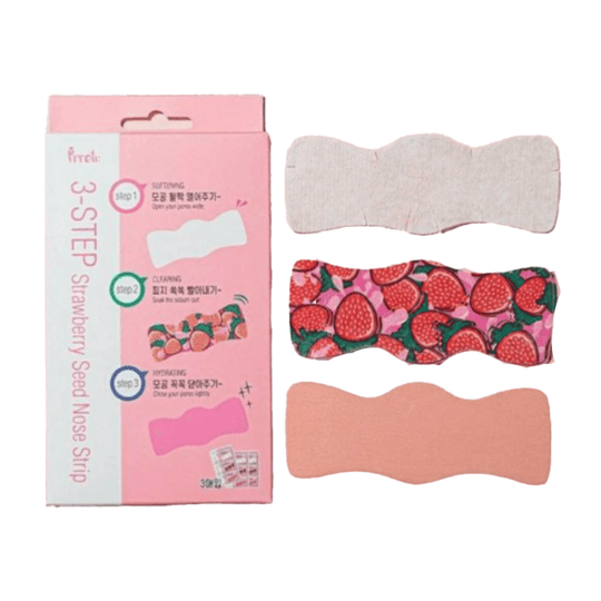 Prreti 3-Step Strawberry Seed Nose Strip 7g x 3 Kits - LMCHING Group Limited