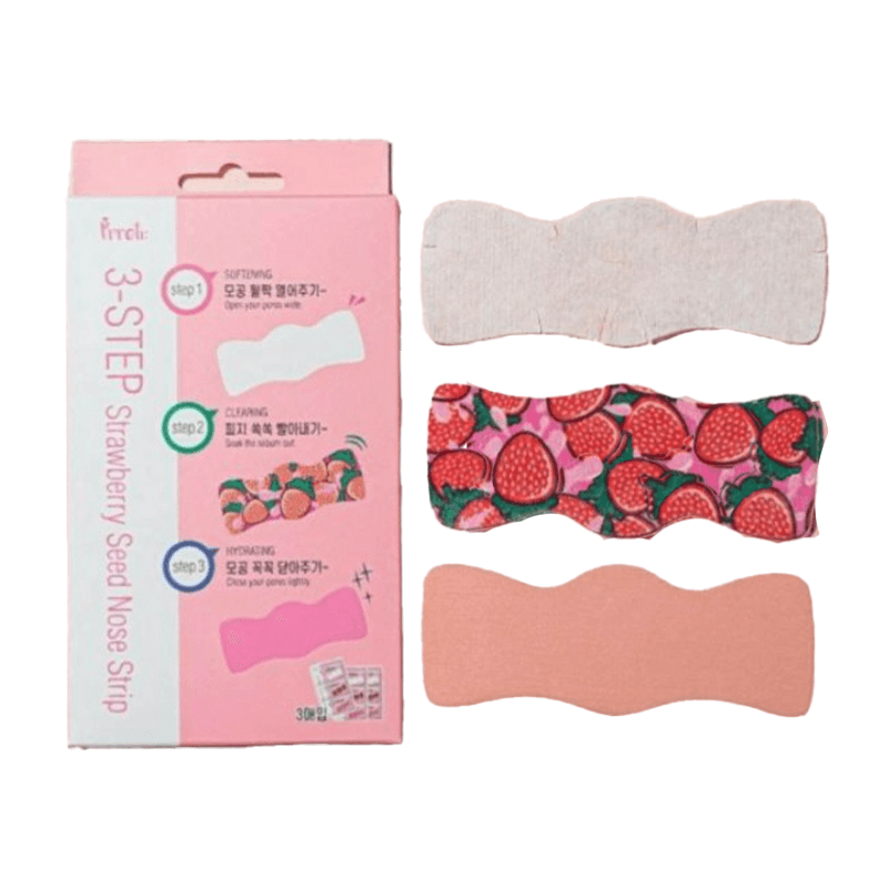 Prreti 3-Step Strawberry Seed Nose Strip 7g x 3 Kits - LMCHING Group Limited