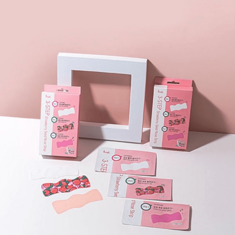 Prreti 3-Step Strawberry Seed Nose Strip 7g x 3 Kits - LMCHING Group Limited
